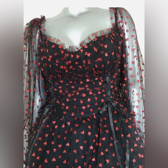 Dolls Kill Dresses & Skirts - NWT Small Dolls Kill Sugar Thrillz Heavenly Affair Babydoll Dress in Black